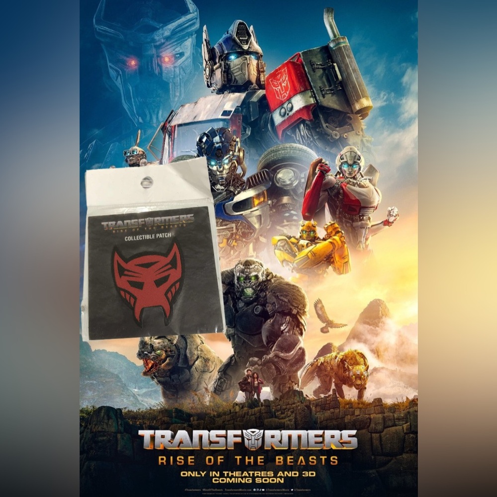 Transformers: Rise of the Beasts IMAX Patch – Sealed Primal Collector Gem